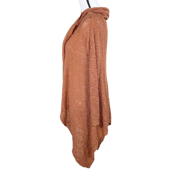 Julie Burnt Orange Open Cardigan - Picture 6 of 8